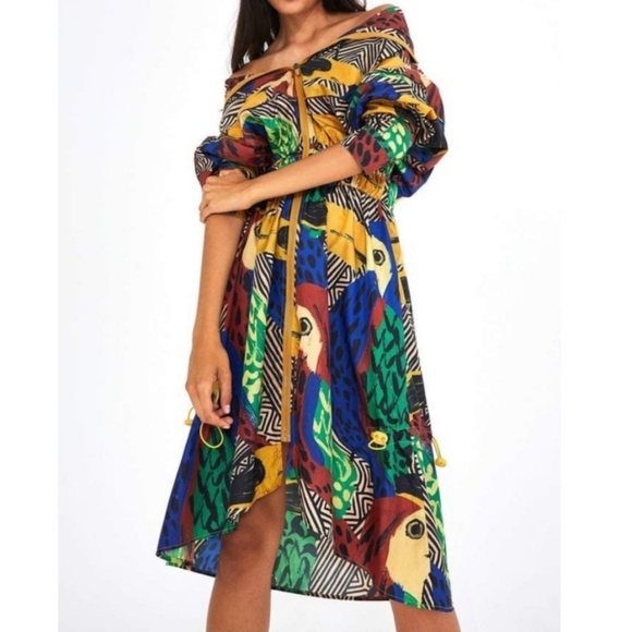 NWT Farm Rio Tropical Trench (S) - Picture 1 of 6